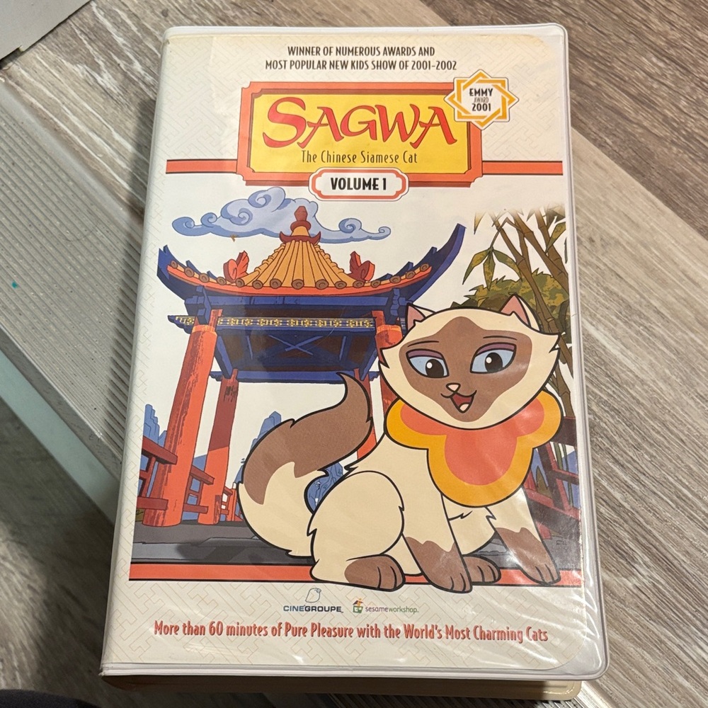 Sagwa The Chinese Siamese Cat Volume 1 VHS English Version - RARE